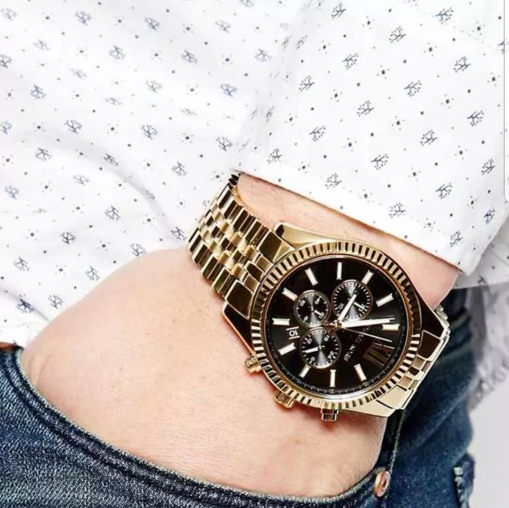 Michael Khors mens gold watch